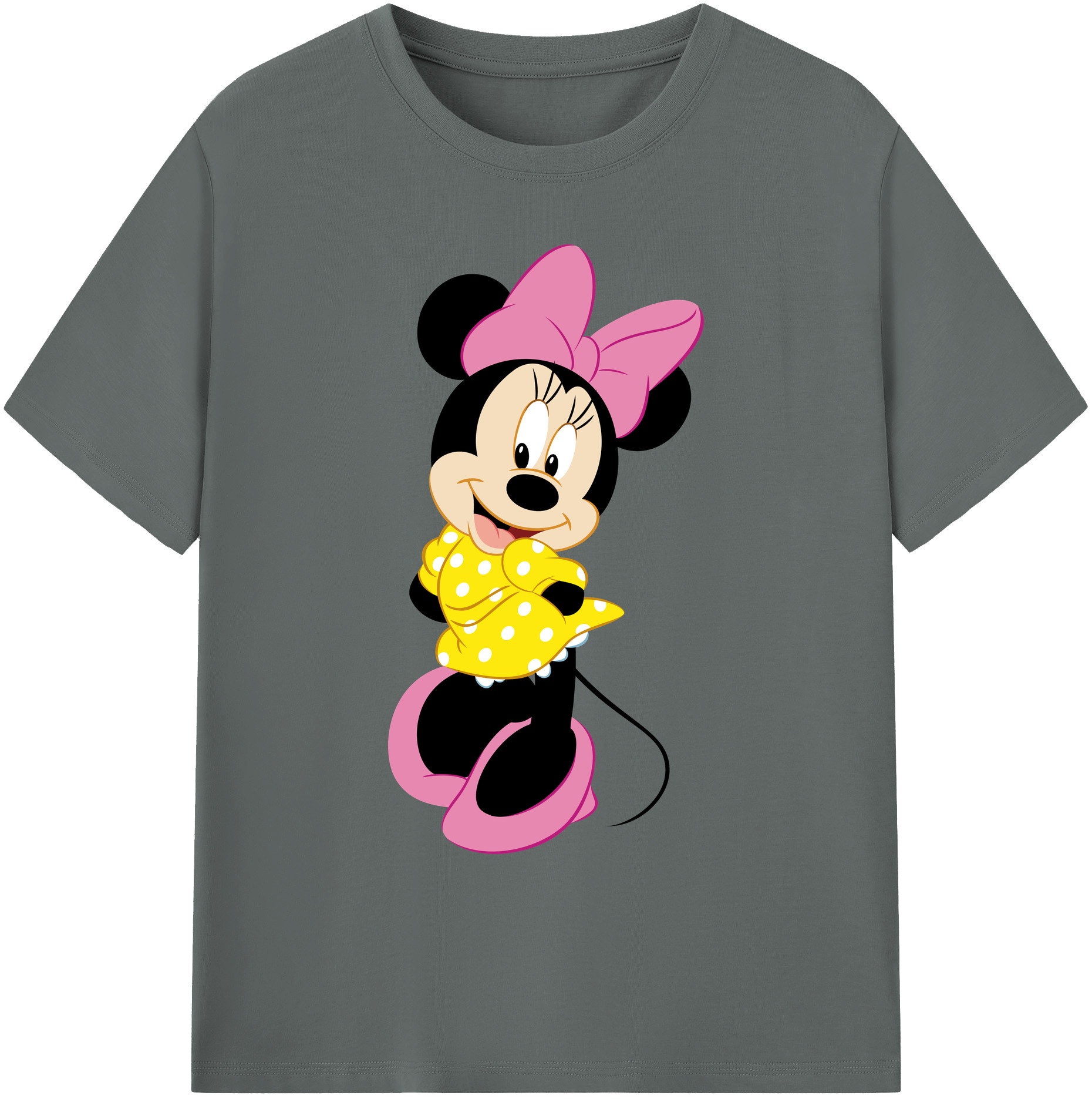 ミッキーマウス Mickey Mouse 綿100％ メンズ半袖Tシャツ｜肌触りやわらか＆通気性